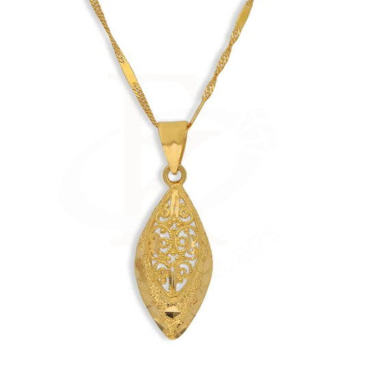 Gold Necklace (Chain With Pendant) 22Kt - Fkjnkl22K3043 Necklaces