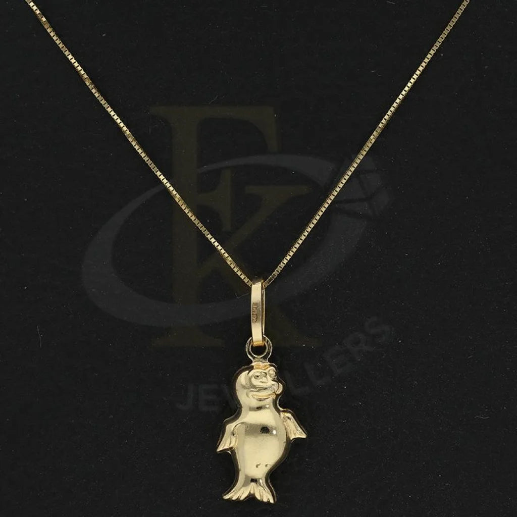 Gold Necklace (Chain With Penguin Pendant) 18Kt - Fkjnkl18K2284 Necklaces