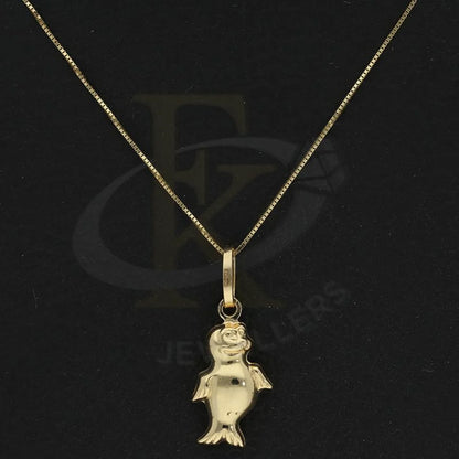 Gold Necklace (Chain With Penguin Pendant) 18Kt - Fkjnkl18K2284 Necklaces