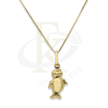 Gold Necklace (Chain With Penguin Pendant) 18Kt - Fkjnkl18K2284 Necklaces