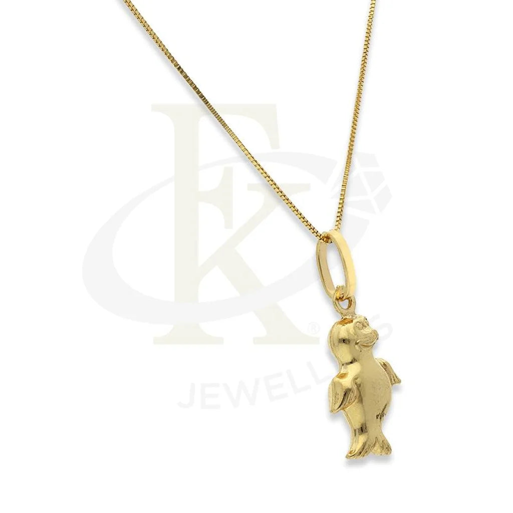 Gold Necklace (Chain With Penguin Pendant) 18Kt - Fkjnkl18K2284 Necklaces