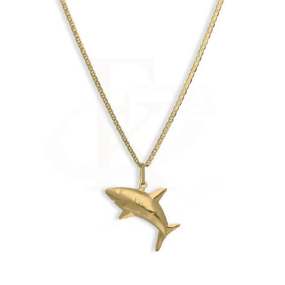 Gold Necklace (Chain With Shark Pendant) 18Kt - Fkjnkl18K3135 Necklaces