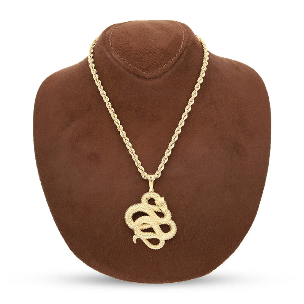 Gold Necklace (Chain With Snake Pendant) 18Kt - Fkjnkl18K5100 Necklaces