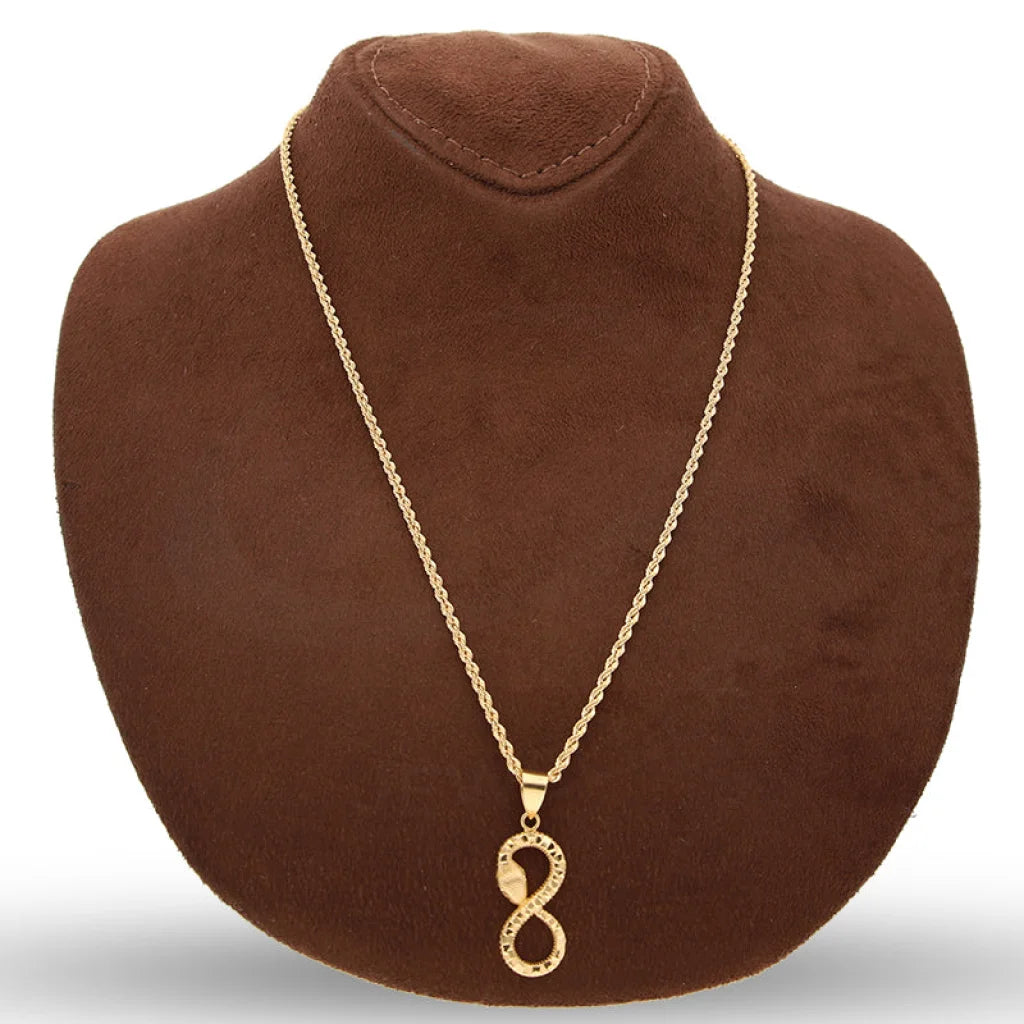 Gold Necklace (Chain With Snake Pendant) 18Kt - Fkjnkl18K5469 Necklaces