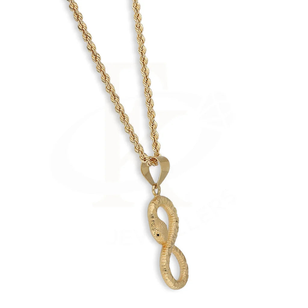 Gold Necklace (Chain With Snake Pendant) 18Kt - Fkjnkl18K5469 Necklaces