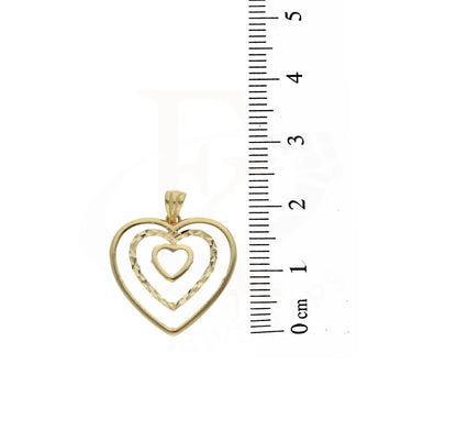 Gold Necklace (Chain With Triple Hearts Pendant) 18Kt - Fkjnkl18K3087 Necklaces