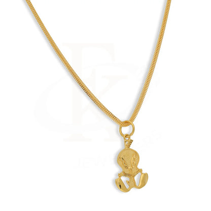 Gold Necklace (Chain With Tweety Pendant) 22Kt - Fkjnkl22K3163 Necklaces