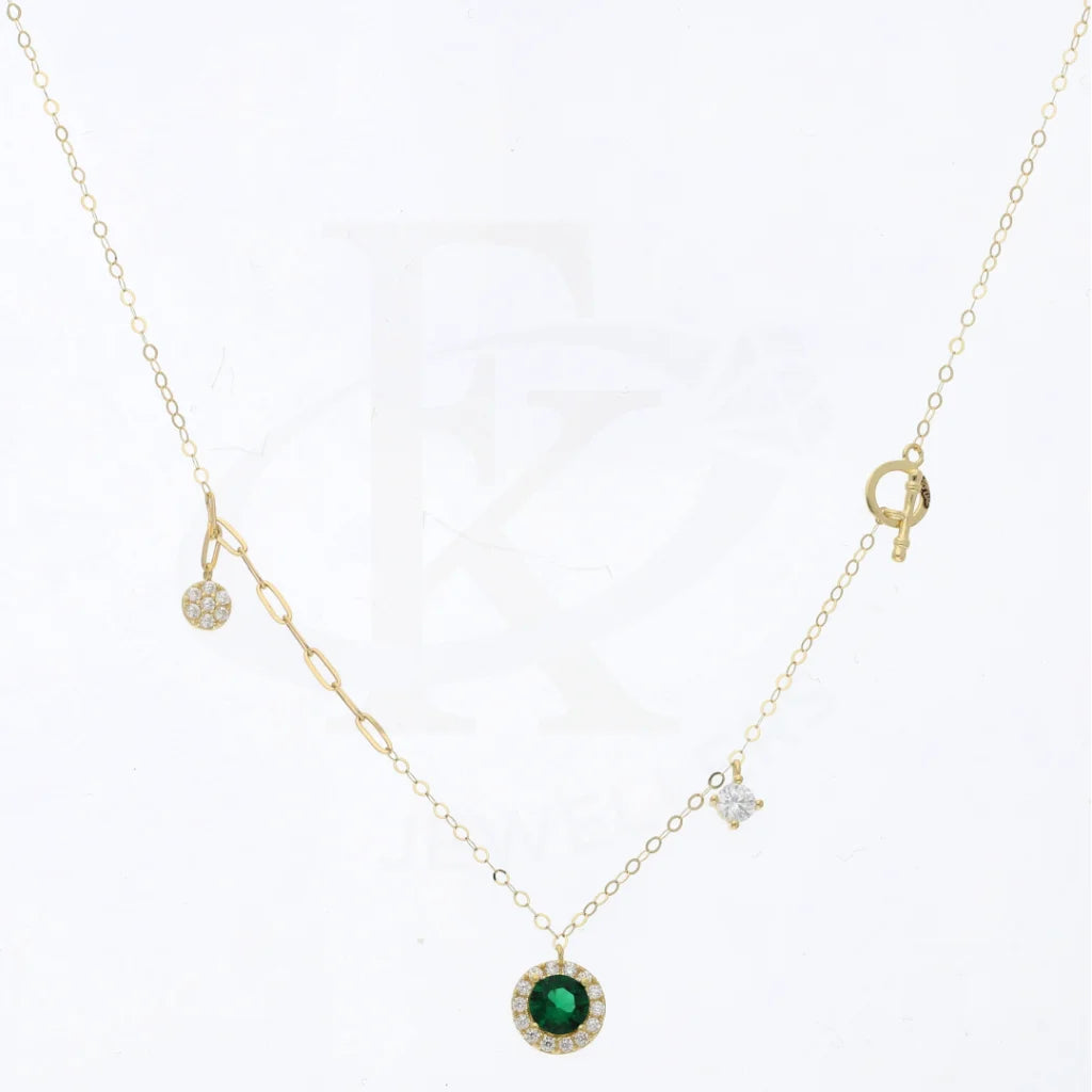 Gold Necklace With Mix Sapphire 18Kt - Fkjnkl18K8327 Necklaces