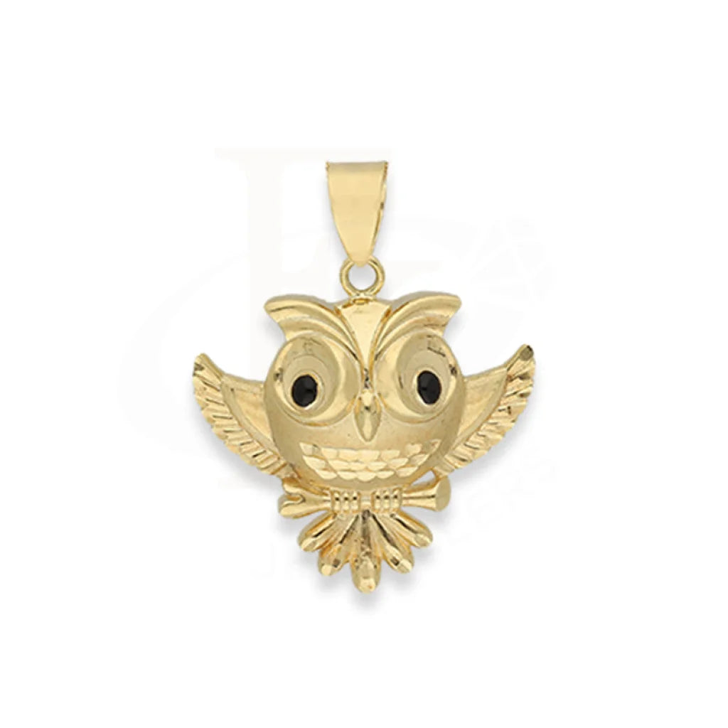 Gold Owl Shaped Pendant 18Kt - Fkjpnd18K5102 Pendants