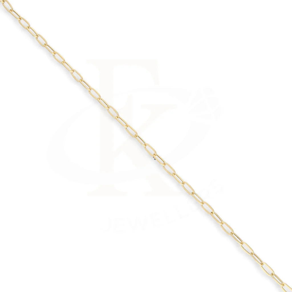 Gold Paper Clip Anklet 18Kt - Fkjankl18K5261 Anklets