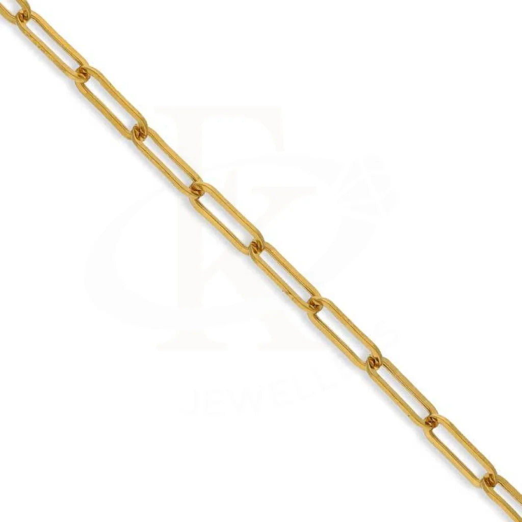 Gold Paper Clip Bracelet 21Kt - Fkjbrl21K2959 Bracelets