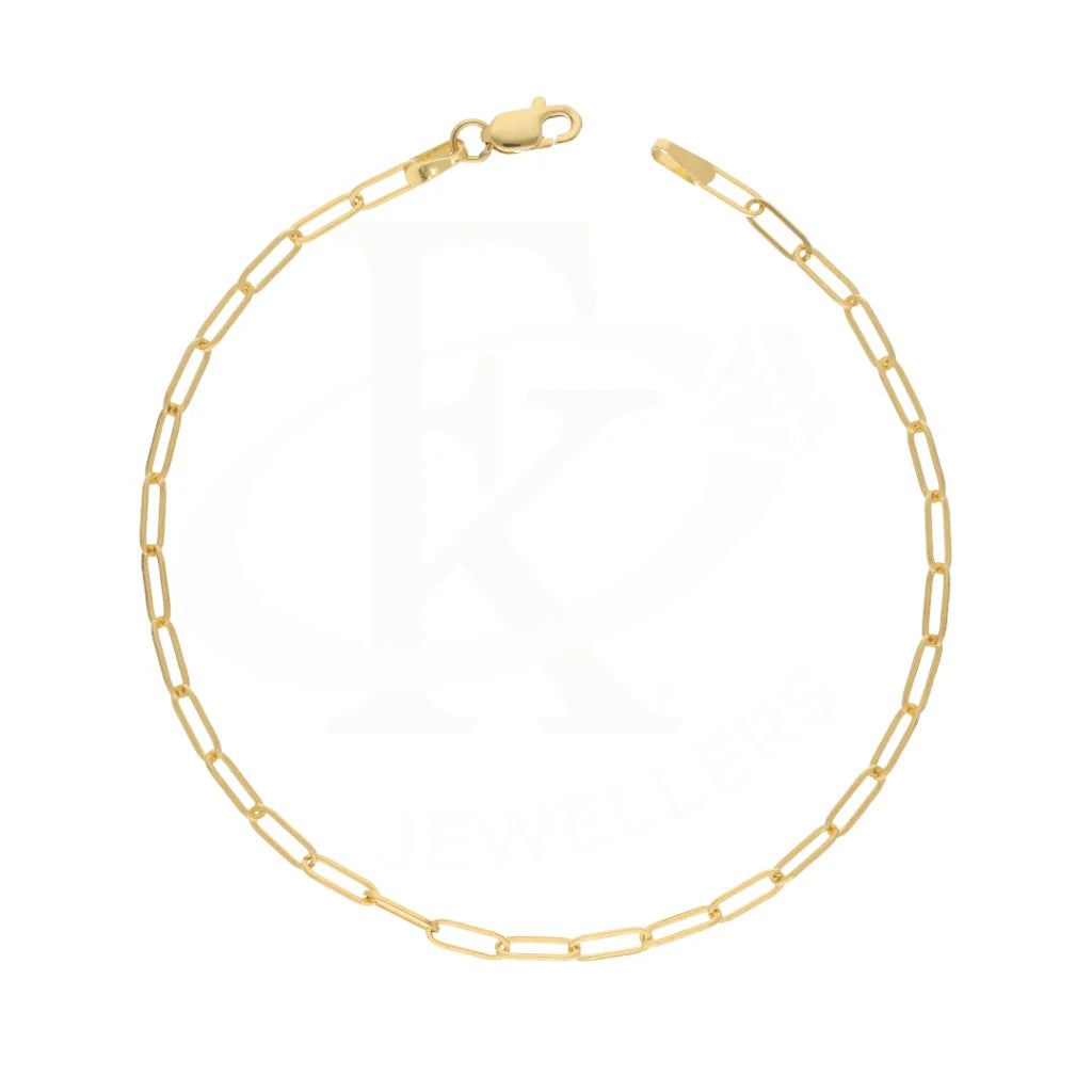 Gold Figaro Bracelet 21Kt - Fkjbrl21Km8355 Bracelets