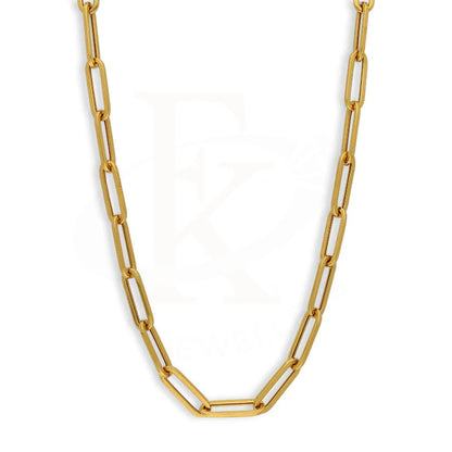 Gold Paper Clip Chain 22Kt - Fkjcn22K5630 Chains