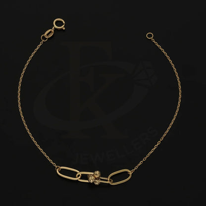 Gold Paper Clip Hardware Bracelet 18Kt - Fkjbrl18K5510 Bracelets