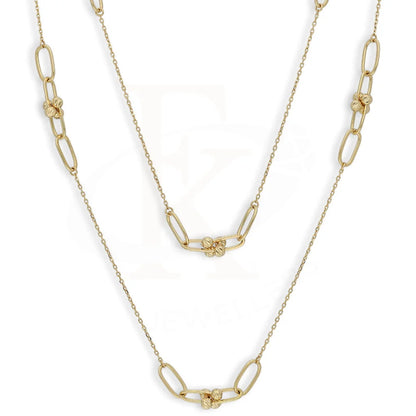 Gold Paper Clip Hardware Shall Necklace 18Kt - Fkjnkl18K5528 Necklaces