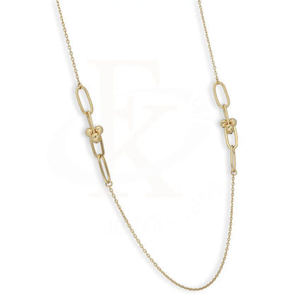 Gold Paper Clip Hardware Shall Necklace 18Kt - Fkjnkl18K5528 Necklaces