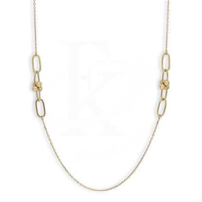 Gold Paper Clip Hardware Shall Necklace 18Kt - Fkjnkl18K5528 Necklaces