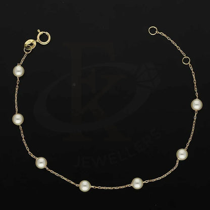 Gold Pearls Bracelet 18Kt - Fkjbrl18K3039 Bracelets