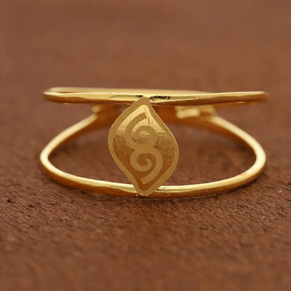 Gold Ring 21Kt - Fkjrn21K2851 Rings