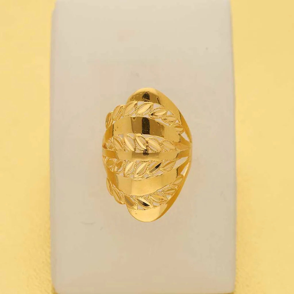 خاتم ذهب عيار 21 - Fkjrn21K3397