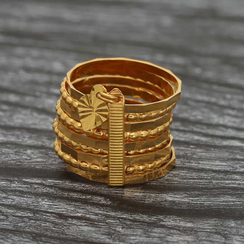 Gold Ring 22Kt - Fkjrn22K3192 Rings