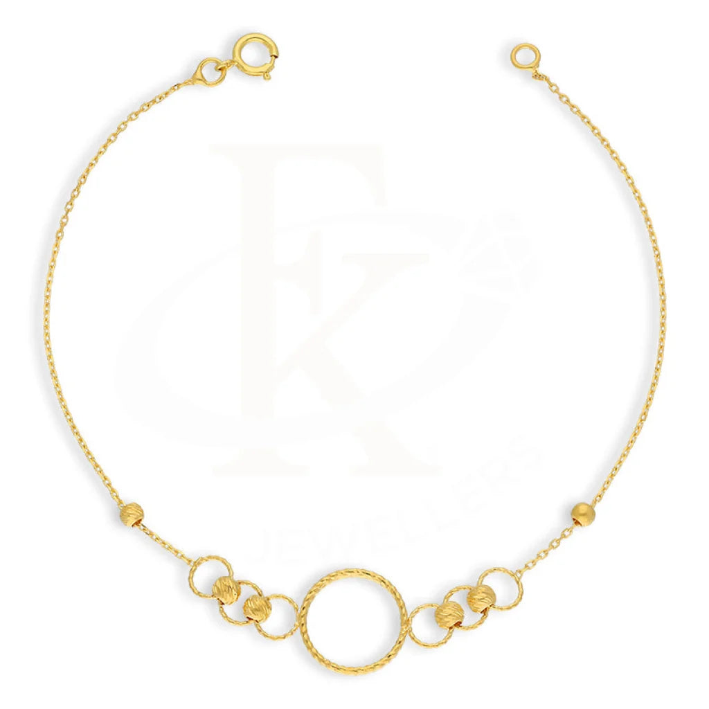 Gold Rings Bracelet 21Kt - Fkjbrl21Km5095 Bracelets