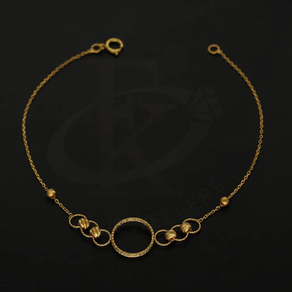 Gold Rings Bracelet 21Kt - Fkjbrl21Km5095 Bracelets