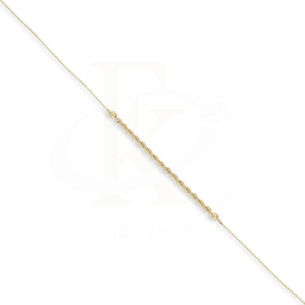 Gold Rope Anklet 18Kt - Fkjankl18K5267 Anklets