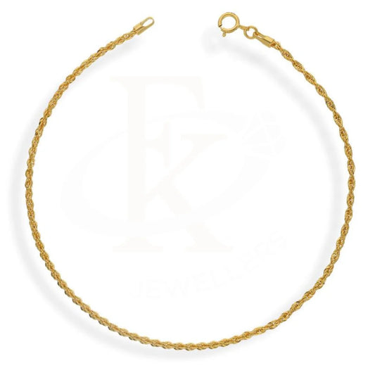 Gold Rope Bracelet 18Kt - Fkjbrl1772 Bracelets