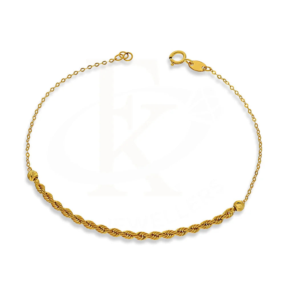 Gold Rope Bracelet 21Kt - Fkjbrl21Km1001 Bracelets