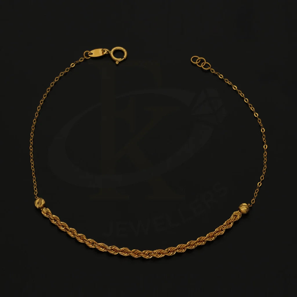 Gold Rope Bracelet 21Kt - Fkjbrl21Km1001 Bracelets