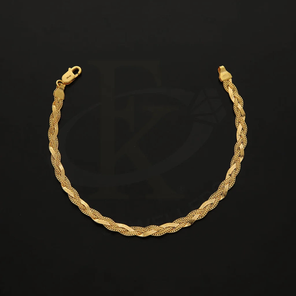 Gold Rope Bracelet 21Kt - Fkjbrl21Km5169 Bracelets