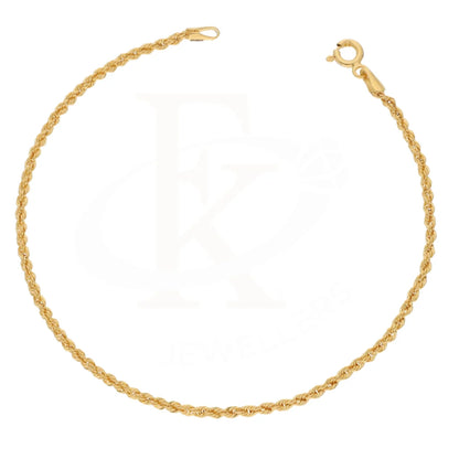 Gold Rope Bracelet 21Kt - Fkjbrl21Km8365 Bracelets