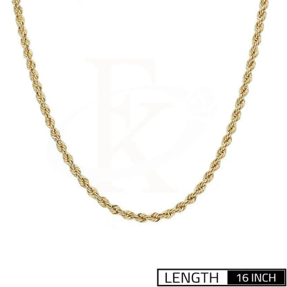 Gold Rope Chain 18Kt - Fkjcn18K2100 1.600 Chains