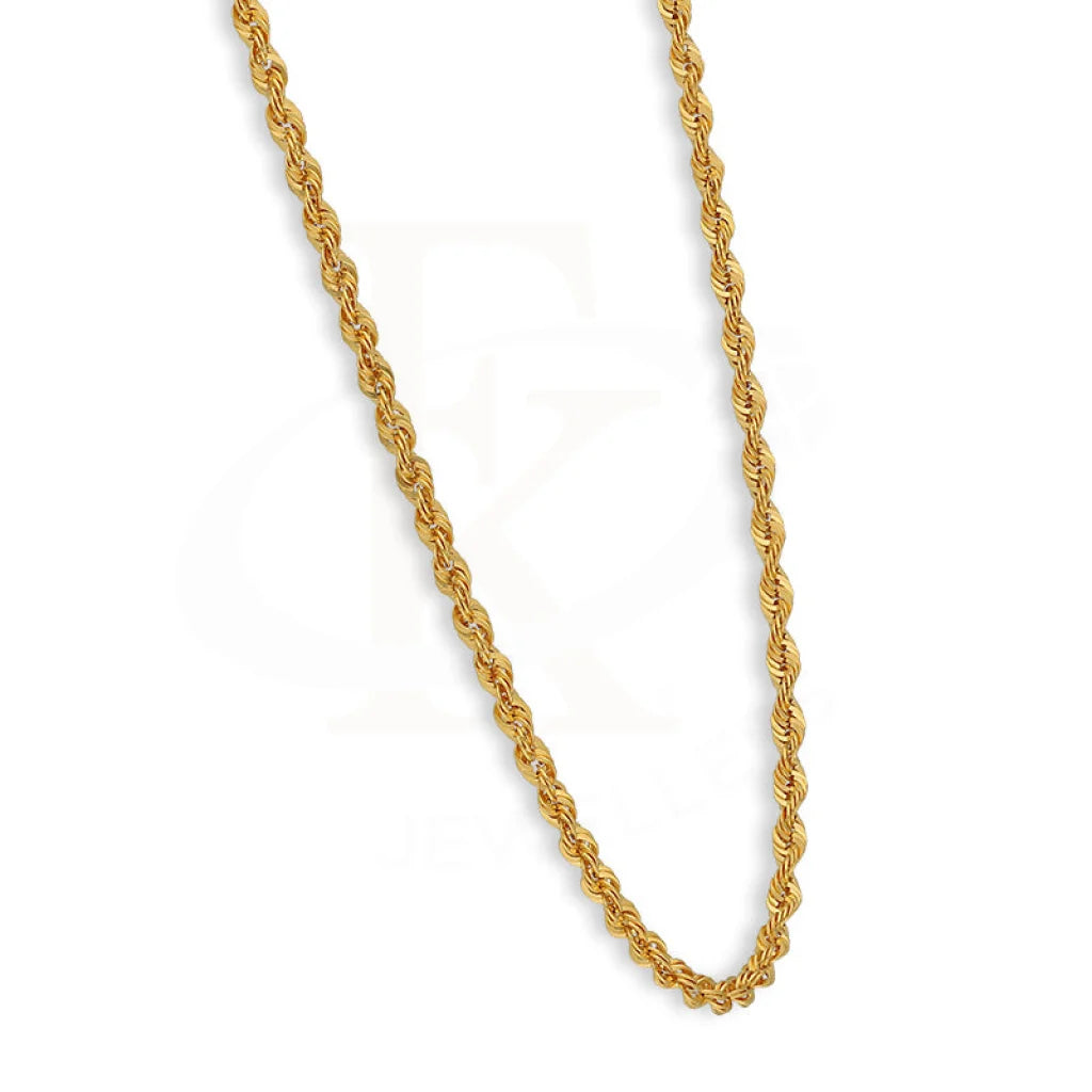 Gold Rope Chain 22Kt - Fkjcn22K5627 Chains