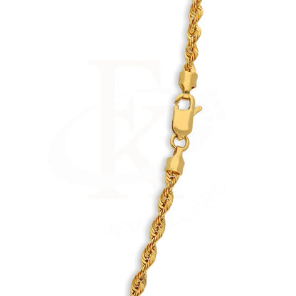 Gold Rope Chain 22Kt - Fkjcn22K5627 Chains