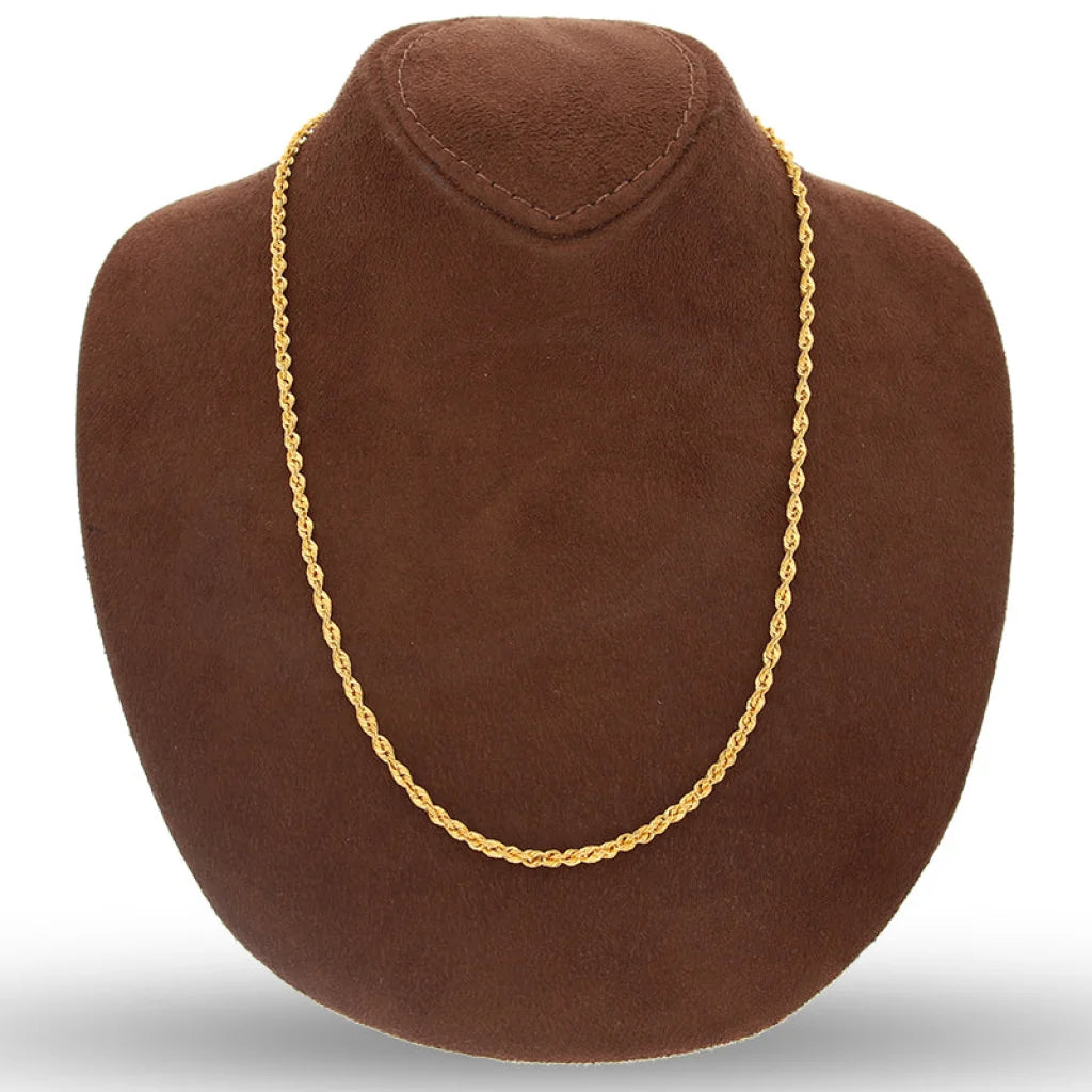 Gold Rope Chain 22Kt - Fkjcn22K5627 Chains