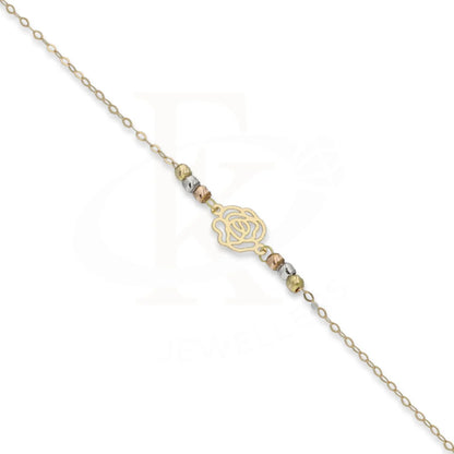 Gold Rose Shaped Bracelet 18Kt - Fkjbrl18Km5437 Bracelets