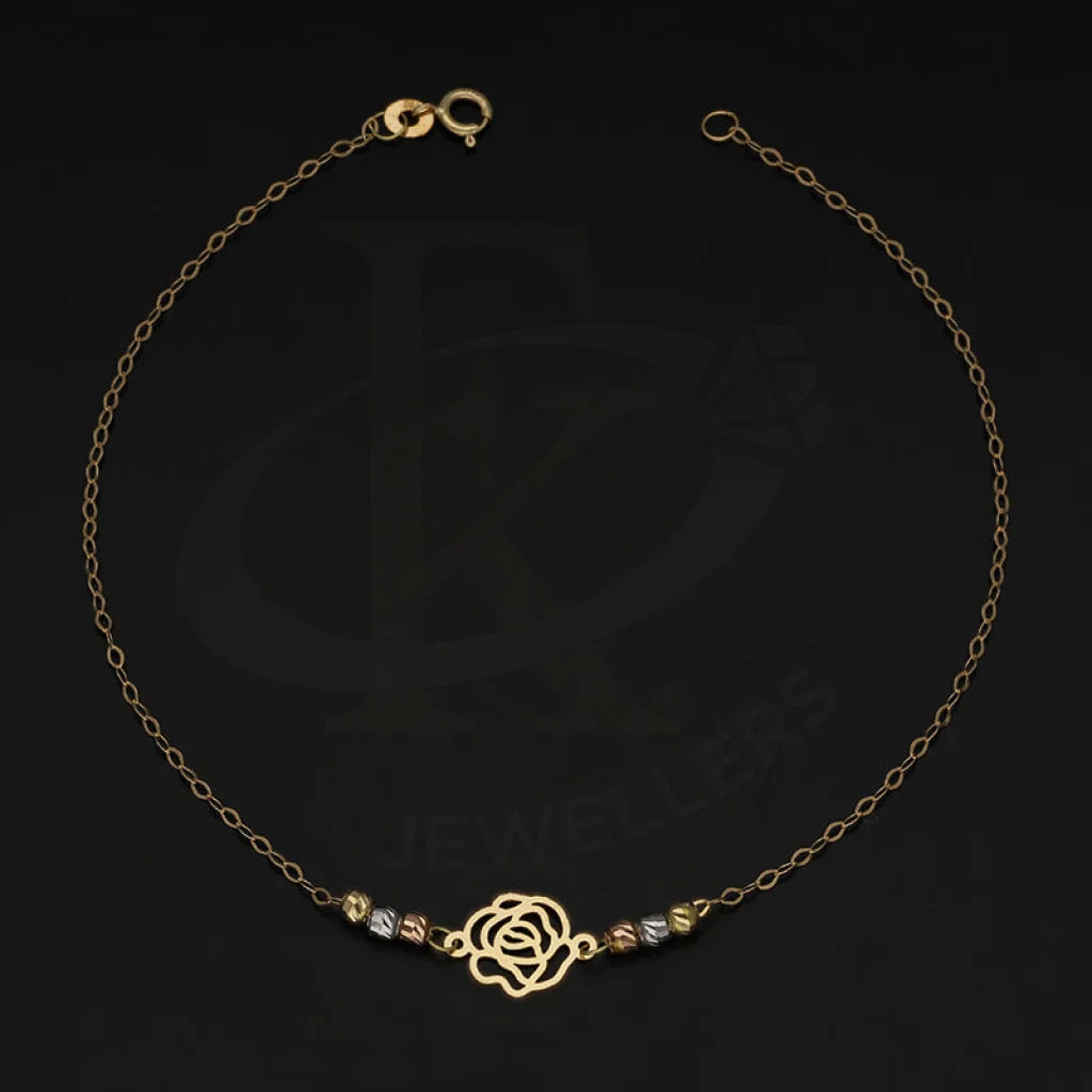 Gold Rose Shaped Bracelet 18Kt - Fkjbrl18Km5437 Bracelets