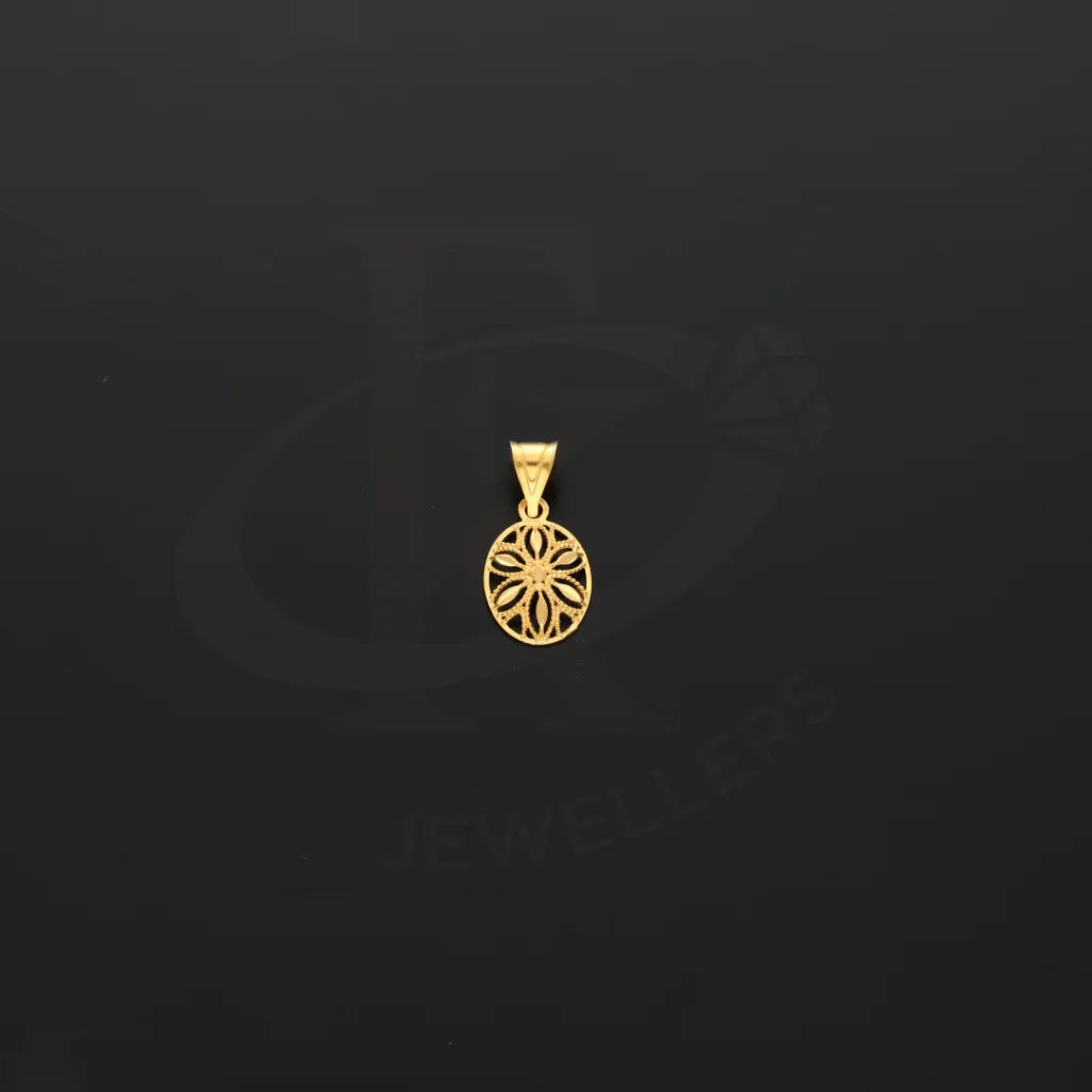 Gold Round Pendant 21Kt - Fkjpnd21Km8209 Pendants