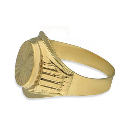 Gold Round Shaped Mens Ring 18Kt - Fkjrn18K3812 Rings