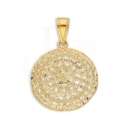 Gold Round Shaped Pendant 21Kt - Fkjpnd21K5130 Pendants