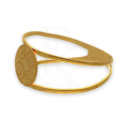 Gold Round Shaped Ring 21Kt - Fkjrn21K2856 Rings