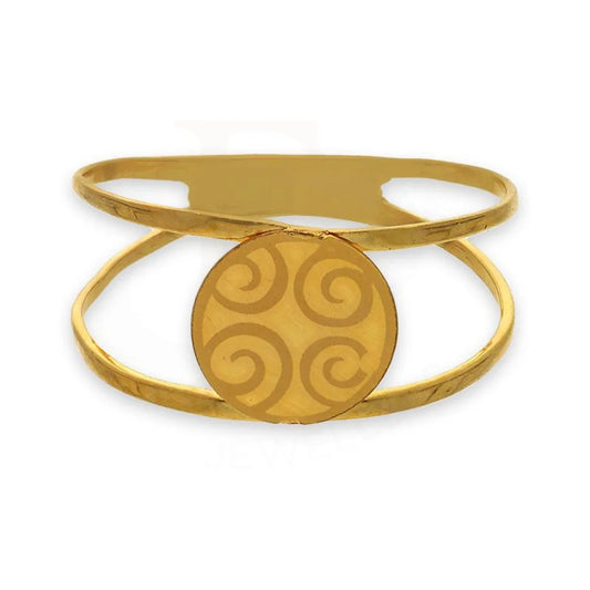 Gold Round Shaped Ring 21Kt - Fkjrn21K2856 Rings