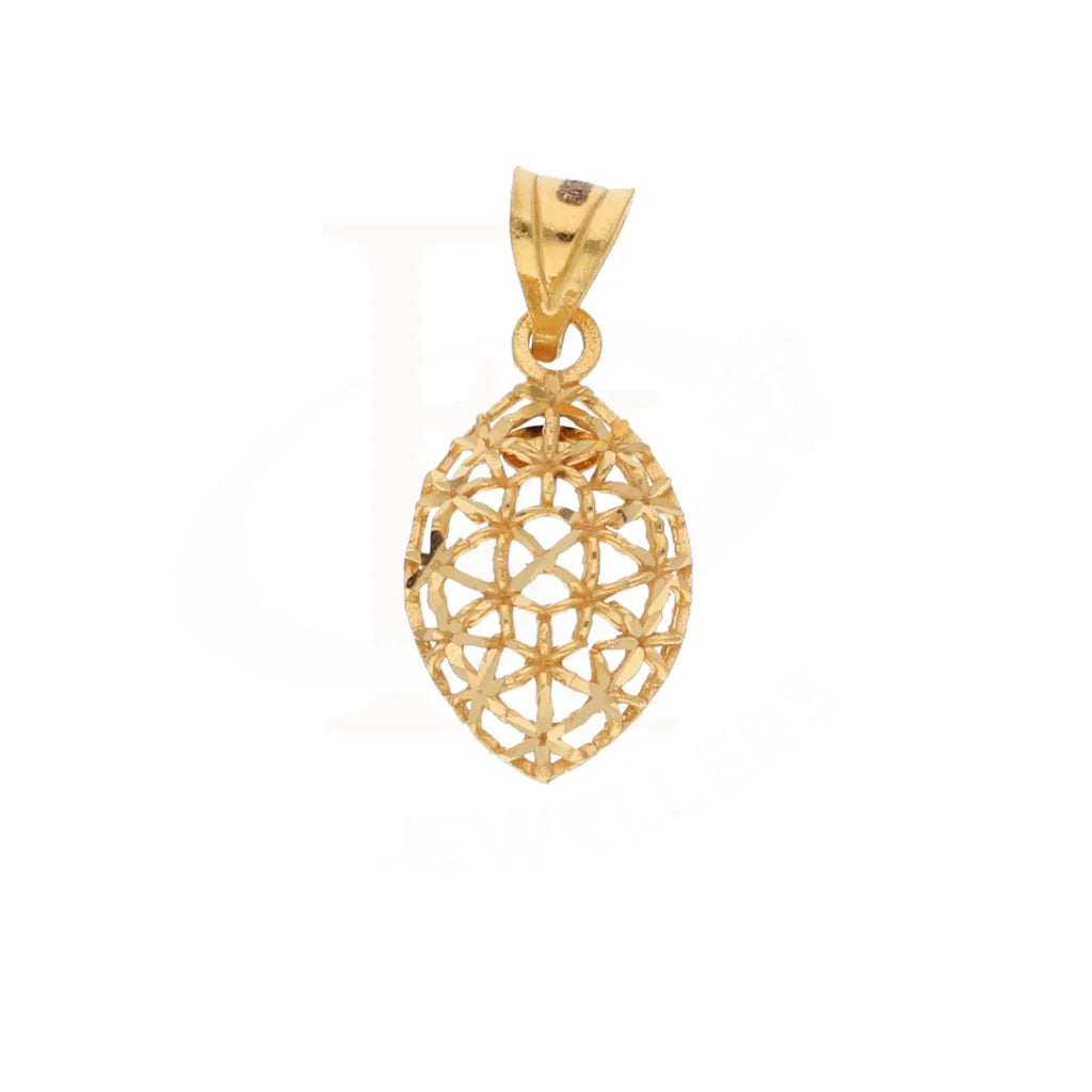 Gold Sagatear Drop Pendant 21Kt - Fkjpnd21Km8395 Pendants