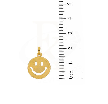 Gold Smiley Face Pendant 18Kt - Fkjpnd18K3114 Pendants