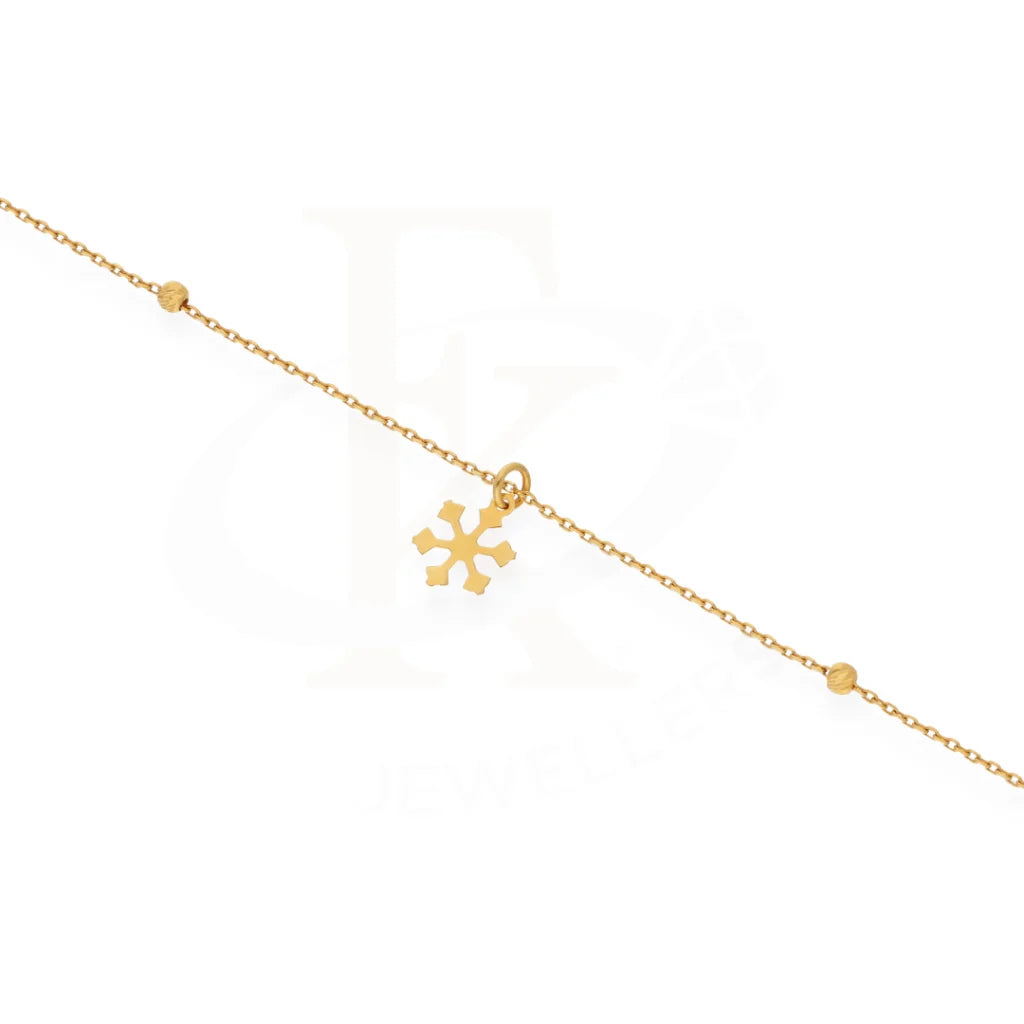 Gold Snowflake Bracelet 18Kt - Fkjbrl18K7796 Bracelets