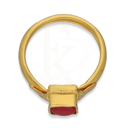 Gold Solitaire Baby Ring 22Kt - Fkjrn22K3819 Rings