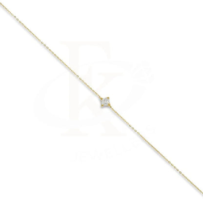 Gold Solitaire Bracelet 21Kt - Fkjbrl21K2459 Bracelets