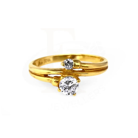 Gold Solitaire Ring 18Kt - Fkjrn1492 Rings